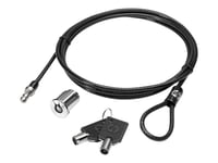 HP Master Keyed Docking Station Cable Lock - Câble de sécurité - pour EliteBook 84XX, 8540, 8770; ZBook 14u G6, 15u G2, 15u G3, 15u G4, 15u G5, 15u G6, 17 G2