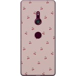 Mobilcover til Sony Xperia XZ3 med Kirsebær motiv