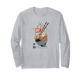 Japanese Ramen Bowl with Chopsticks, For Real Noodle Lovers Long Sleeve T-Shirt