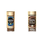 Nescafe GOLD Blend Decaff Instant Coffee 100g (Pack of 6) & Nescafe Gold Blend Instant Coffee 100g (Pack of 6)