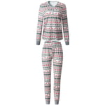 Julpyjamas Matchande familj Pyjamas Set Mamma Pappa Barnkläder Look Outfit Baby Flicka Kläder Sovkläder Mom-S