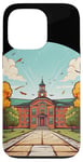 iPhone 13 Pro Cool Schoolyard for back to school lovers and books fans Case