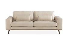 Copenhagen 3-seter Sofa Fløyel - Beige Velour sofa & fløyel