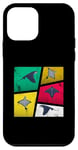 Coque pour iPhone 12 mini Pop Art Raie Manta pour aquarium