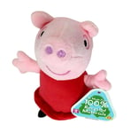 Small Peppa Pig Soft Toy 15cm Plush Kids Gift Stuffed Animal Red Dress Recycled