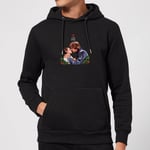 Star Wars Mistletoe Kiss Christmas Hoodie - Black - L - Black