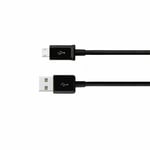 Black 2M Fast Charger Micro USB Data Cable Lead For Galaxy S4 S5 S6 S7