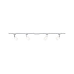 Paulmann 96898 Blossom URail basic set G9 max. 4x10W dimmable 230V chrome matt, chrome, satin rail system – choose any lamp