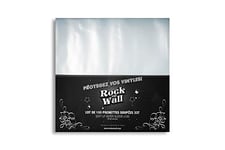 Rock On Wall - Pochettes Souples Transparentes pour disques vinyles 33T/12" - Lot de 100 - Plastique recyclé - Protection optimale