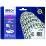 Epson 79XL Leaning Tower Of Pisa Magenta Genuine, XL High Yield Ink Cartridge Du