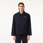 Lacoste Parka légère courte déperlante Taille 50 - M Bleu Marine