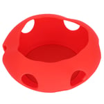 Étui de protection pour haut-parleur en silicone antidérapant, résistant aux chocs et à la poussière, sac de rangement pour haut-parleur Google Home Mini, rouge