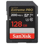 128GB SanDisk Extreme Pro SDXC Class 10 UHS-I U3 V30 A2 200/90MB/s