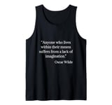 Oscar Wilde Shirt Lock Of Imagination Funny Quote Tank Top