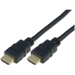 Cable hdmi 2.0 prise male des deux cotes 2m - Noir