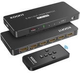 Switch HDMI 4K Multi HDMI Switch HDMI 5 Entrées 1 Sortie Commutateur HDMI ave...