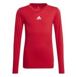 adidas Baselayer Team Base L/Ä - Röd Barn, storlek 128 cm