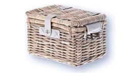 Basil panier a velo en rotin denton small 35 x 24 x 20 cm   gris naturel