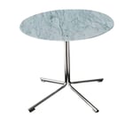 Living Divani - Jelly Low Table 80x80x72 Aisi 316, HPL Multy-Layer White - Spisebord - Piero Lissoni - Hvit - Laminat/Metall