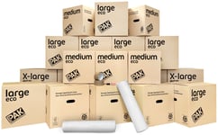 StorePAK Eco Moving House Cardboard Storage Boxes -Set of 20