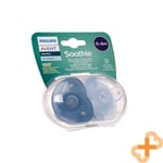 PHILIPS AVENT Silicone Pacifier Soft B 0-6 Months Soother 2 Pcs. Dummy Newborn