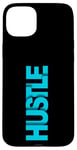 Coque pour iPhone 15 Plus Bleu Get Your Hustle Up Blue Color Graphic