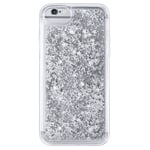 Bling Bling Coque pailletée hybride pour Apple iPhone 6/6S/7/8/SE 2020, Argent Galaxie - Neuf