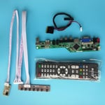 LP173WD1-TLC1 Kit de pilotes pour TV LVDS 17.3 ""VGA, télécommande USB HDMI 40 broches, panneau d'affichage LCD LED 1600x900