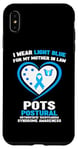 iPhone XS Max I Wear Light Blue for My Mother in Law POTS Awareness Case