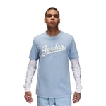 T-Shirt Nike Jordan Flight MVP Tee " Bleu Gris " Céleste Homme FN5958-43