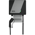 AEG Wallbox WB 22 FI Station de Charge pour Voitures électriques/Hybrides, 22 KW 400 V, avec Interrupteur FI Type B, triphasé, câble de Charge de 5 m, fiche Type 2, IP 45, indicateur d'état LED