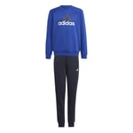 adidas Treningsdress Essentials Fleece Big Logo - Blå/Hvit Barn, størrelse 176 cm