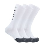 Carhartt Men's Force Midweight Logo Crew 3 Pack Socks, White, L UK