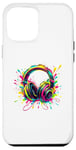 iPhone 12 Pro Max Splash Art Headphones Music Singing Singer Song Case