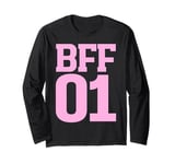 BFF 01 Best Friends Love Matching Bestie Friendship Day Tees Long Sleeve T-Shirt