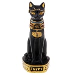 harts egyptisk katt gudinna bast bastet staty skulptur heminredning svart