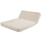 Literie Julien - Matelas Tres Ferme Pour tous bz 120x190 x 10 cm - Mousse Haute densite 34 kg/m3 - Dim Assise 60 cm - 5 zones de Confort - Haute