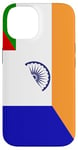 Coque pour iPhone 14 France Français Inde Drapeau ADN Mixte