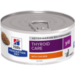 y/d Thyroid Care Chicken Canned - Wet Cat Food 156 g x 24 - Katt - Kattemat - Hill's Prescription Diet Feline