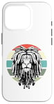 iPhone 16 Pro Lion dreadlock mane majestic animal creative powerful strong Case