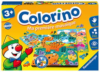 Ravensburger - Jeu Educatif d'apprentissage des couleurs et manipulation - Colorino Ma première mosaïque - - Motricité et créativité - A partir de 3 ans - 20891 - version française