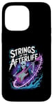 iPhone 14 Pro Max Strings Of The Afterlife Skeleton Rocker Rock Music Case