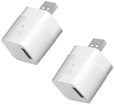 SONOFF Micro USB Smart WiFi Adaptor 5V, Smart Switch for Type A USB Devices, Works with Alexa/Google Home, APP Remote Control Switch, Voice Control, Timer Function, No Hub Required (2PCS Micro)