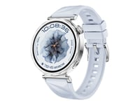 Huawei Watch GT 5 - 41 mm - rostfritt stål - smart klocka med rem - fluoroelastomer - blå - handledsstorlek: 120-190 mm - display 1.32" - NFC, Blueto