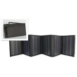 Panneau solaire portatif pliable SolarTec 60 - 60W 18V 3.3A - 6 pans monocristallins - Port USB A/C - Câble DC - Protec