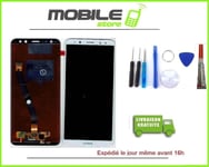 Vitre Tactile + Ecran LCD Pour Huawei Mate 10 Lite RNE-L21 L01 Blanc Outils Coll