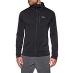 Patagonia M's R1 Full-Zip Hoody Sweat-Shirt pour Homme, Noir, L