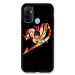 Cokitec Coque pour Oppo A53/A53S Manga Fairy Tail Logo Noir Multicolore