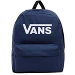 Vans Unisex, Old Skool Print Backpack-B Dress Blues-White, One Size