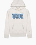 Champion Mens Hooded Sweatshirt in Grey Cotton - Size Small